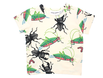Mini Rodini t-shirt insects off white