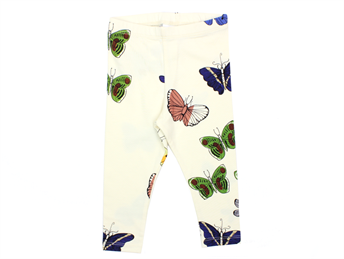 Mini Rodini leggings butterflies offwhite