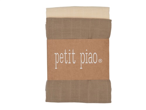 Petit Piao swaddles cappucino/cream