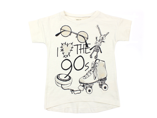 Small Rags t-shirt Gerda vaporous gray the 90s guldprint
