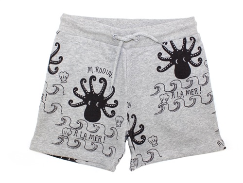 Mini Rodini shorts octopus grå